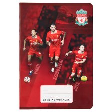 Liverpool Football Club vonalas füzet 21-32 A5
