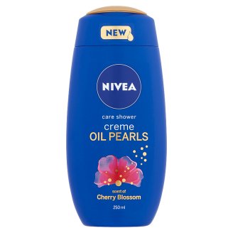 NIVEA Cream Oil Pearls Cherry Blossom krémtusfürdő 250 ml