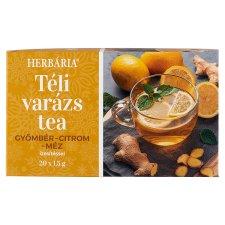 Herbária Winter Magic Tea Ginger-Lemon-Honey Flavoured 20 Tea Bags 30 g