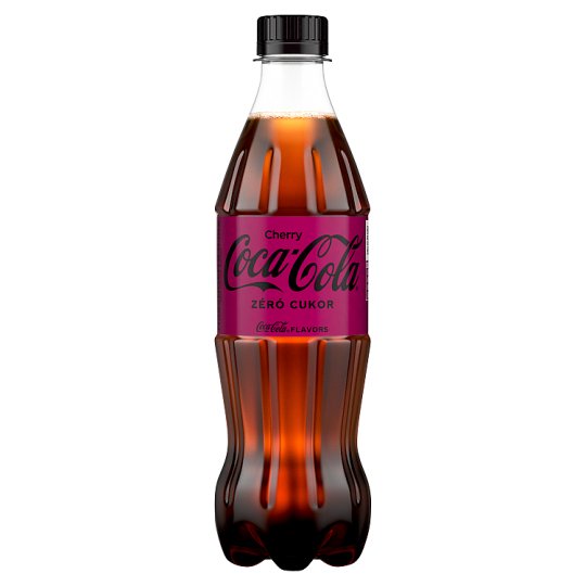 Coca-Cola Zero Cherry colaízű energiamentes szénsavas üdítőital cseresznye ízesítéssel 500 ml