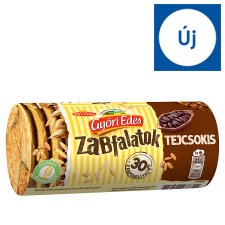 Győri Édes Zabfalatok Friable Oatmeal Biscuit Dipped in Milk Chocolate 215 g