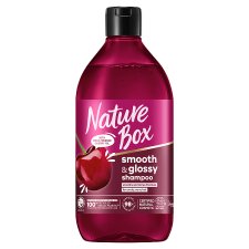 Nature Box sampon a puha hajért hidegen préselt cseresznye olajjal 385 ml