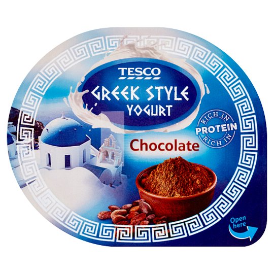 Tesco Greek Style Yogurt Chocolate Yogurt 140 g Tesco Online, Tesco
