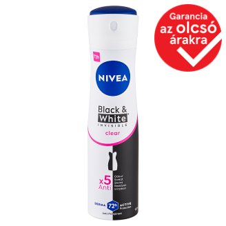 NIVEA Black & White Invisible Clear Fashion Edition izzadásgátló 150 ml