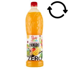 Pölöskei Zero Mango-Passion Fruit Syrup with Sweeteners 1 l