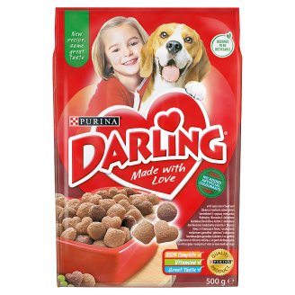 Darling teljes értékű állateledel felnőtt kutyák számára hússal és zöldségekkel 500 g