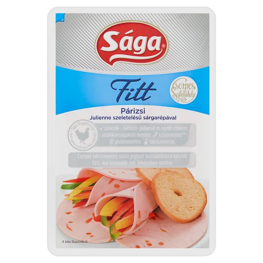 Sága Fitt csirkepárizsi Julienne szeletelésű sárgarépával 90 g