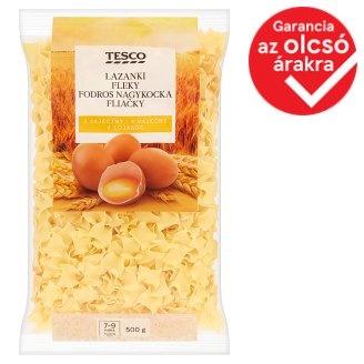 Tesco fodros nagykocka 4 tojásos száraztészta 500 g