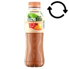 FuzeTea Non-Carbonated Peach and Hibiscus Flavored Soft Drink with Black Tea Extract 500 ml