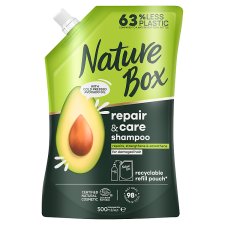 Nature Box sampon utántöltő avokádó olajjal a regenerált hajért 500 ml