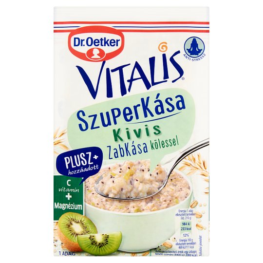 Dr. Oetker Vitalis Szuperkása kivis zabkása alappor kölessel 60 g