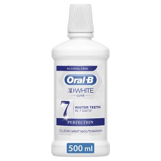 Oral-B 3D White Luxe Perfection Alkoholmentes Szájvíz, 500 ml