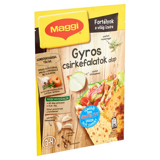 Maggi Fortélyok a világ ízeire Gyros csirkefalatok alap 28 g