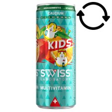 Swiss Laboratory Kids Multivitamin vegyes gyümölcsízű, szénsavmentes vitaminital 250 ml