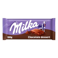 Milka à la Dessert au Chocolat alpesi tejcsokoládé habosított kakaós töltelékkel 100 g