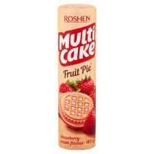 Roshen Multi Cake keksz eper ízű töltelékkel 180 g