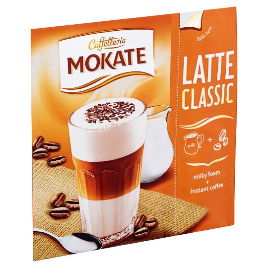 Mokate Latte Classic azonnal oldódó kávéspecialitás 22 g