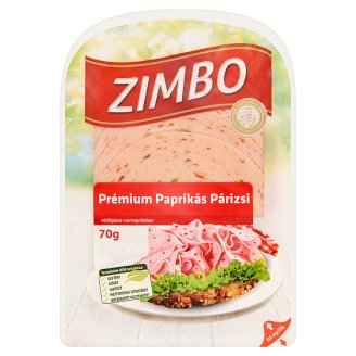 Zimbo Prémium paprikás párizsi 70 g
