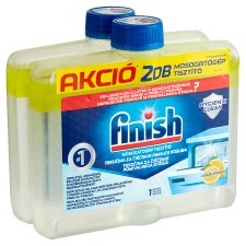 Finish Dishwasher Cleaner with Lemon Scent 2 x 250 ml