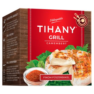 Tihany Válogatás Grill camembert sajt grill fűszerkeverékkel 2 x 80 g + 3 g