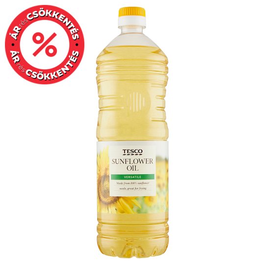 Tesco finomított napraforgó-étolaj 1 l