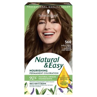 Schwarzkopf Natural & Easy 560 Világos Kasmírbarna tartós krémhajfesték