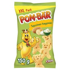 Pom-Bär tejszínes-hagymás burgonyasnack 150 g