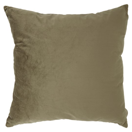 Tesco Home Olive Velour Cushion 48 cm x 48 cm Tesco Online, Tesco From Home, Tesco Doboz