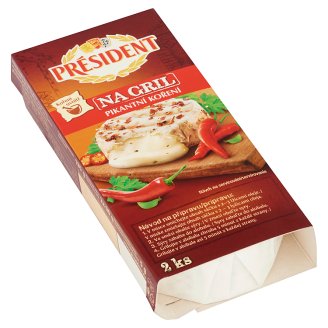 Président grill camembert sajt 2 x 90 g + 5 g paprikás fűszerkeverék