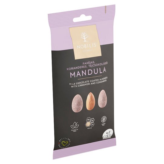 Nobilis fahéjas, tejcsokoládés mandula 100 g