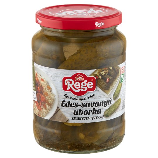 Rege SweetSour Pickled Gherkins 58 cm 680 g Tesco Online, Tesco