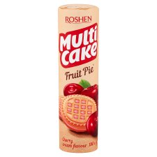 Roshen Multi Cake keksz meggy ízű töltelékkel 180 g