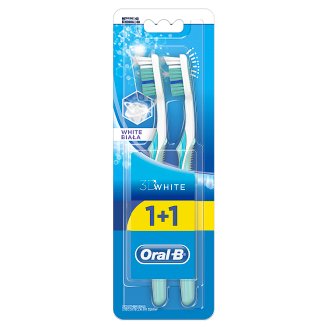 Oral-B 3D White Advantage Medium Manuális Fogkefe – 2 db