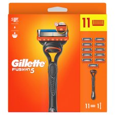 Gillette Fusion5 Razor For Men, 1 Gillette Razor,  11 Razor Blade Refills