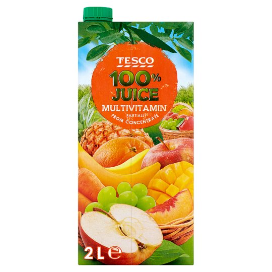 Tesco 100% multivitamin vegyes gyümölcslé 2 l