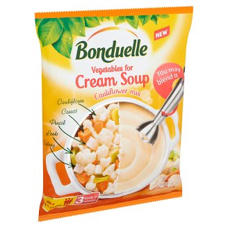 Bonduelle gyorsfagyasztott karfiolos krémleves zöldségkeverék 400 g
