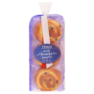 Tesco briós tejsodóval és rumba áztatott mazsolával töltve 270 g