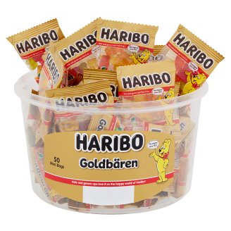 Haribo Goldbären gyümölcsízű gumicukorka 50 db 500 g