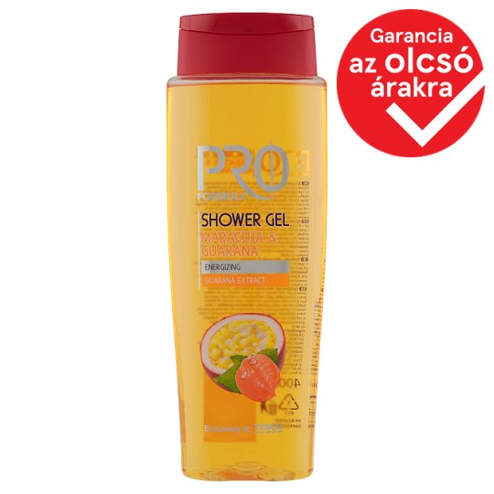 Tesco Pro Formula Maracuja & Guarana tusfürdő 400 ml