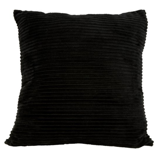 Tesco Home Jumbo Black Cord Cushion 50 cm x 50 cm Tesco Online, Tesco