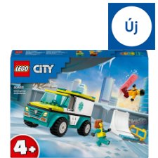 LEGO City 60403 Emergency Ambulance And Snowboarder