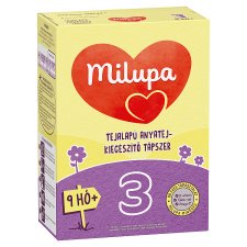 Milupa 3 tejalapú anyatej-kiegészítő tápszer 9 hó+ 500 g