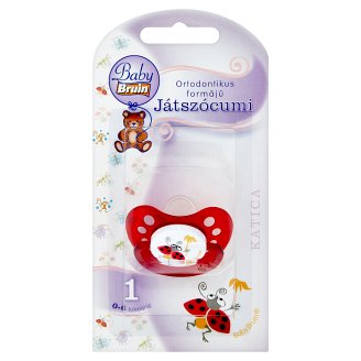 Baby Bruin Katica ortodontikus formájú játszócumi 1 0-6 hónapos korig