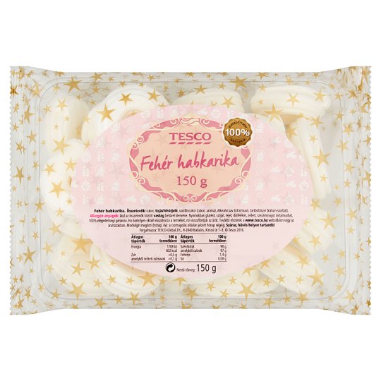 Tesco fehér habkarika 150 g