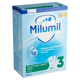 Milumil 3 anyatej-kiegészítő tápszer 9 hó+ 600 g