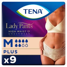 Tena Lady Pants Crème Incontinence Underwear High Waist M 9 pcs