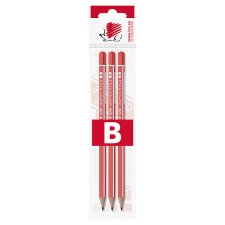 ICO Süni háromszögletű B grafitceruza 3 db