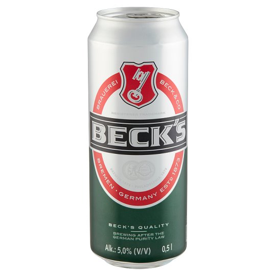 Beck's Quality Lager Beer 5 0.5 l Tesco Online, Tesco From Home