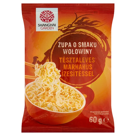 Shanghai Garden Instant Noodle Soup with Beef Flavouring 60 g