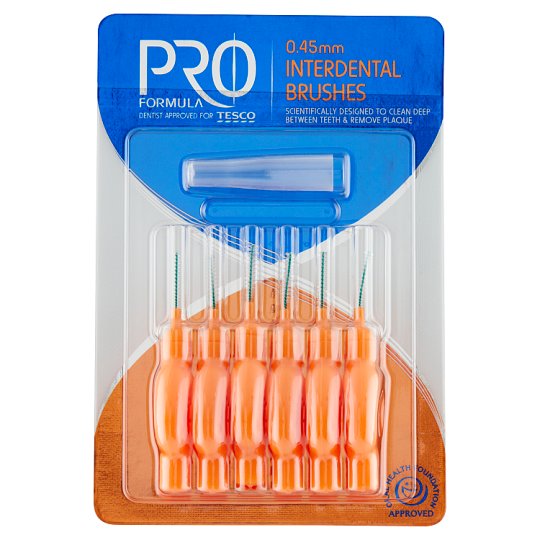 Tesco Pro Formula Complete 0,45 mm-es fogköztisztító kefék 6 db